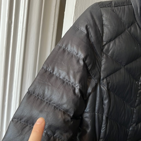 The North Face Flare 550 Goose Down Short Black Puffer Zip Up Ski Jacket, sz XS - Picture 16 of 16